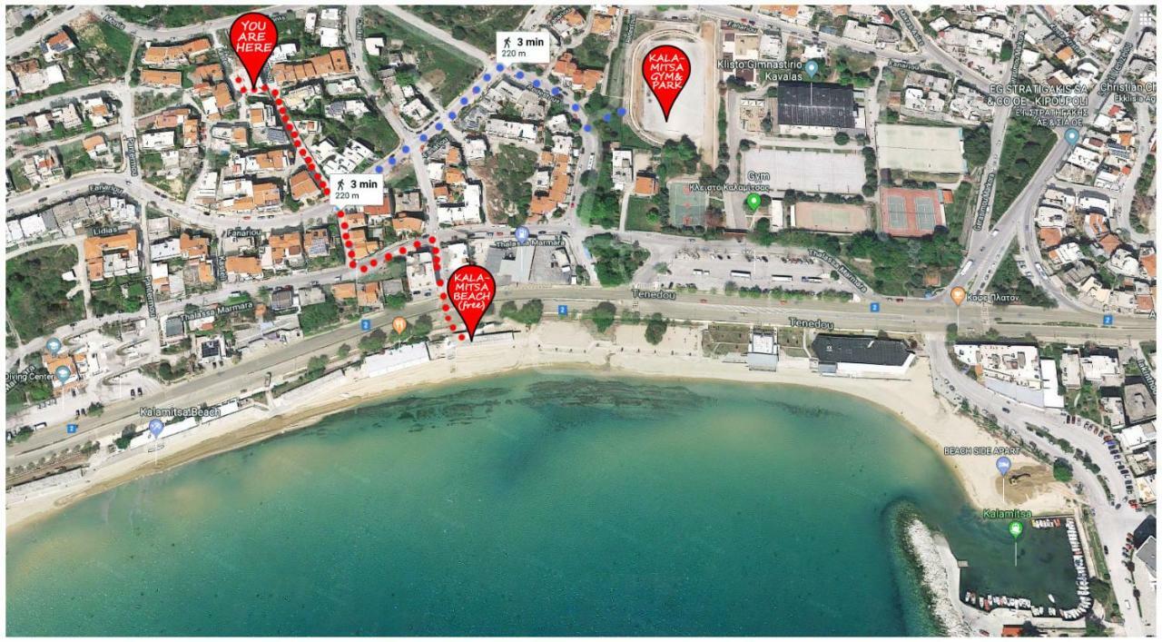 Ferienwohnung Sea Breeze Flat 2018 Kavala Exterior foto